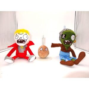 Plants vs Zombies PvZ  Pirate Zombie Plush Toy  Wall Nut Bassist